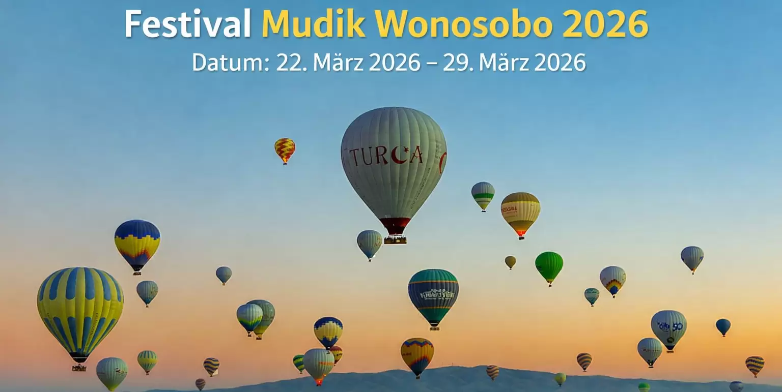 Festival Mudik Wonosobo 2026 – Traditionelles Heißluftballon-Festival nach Eid in Zentraljava